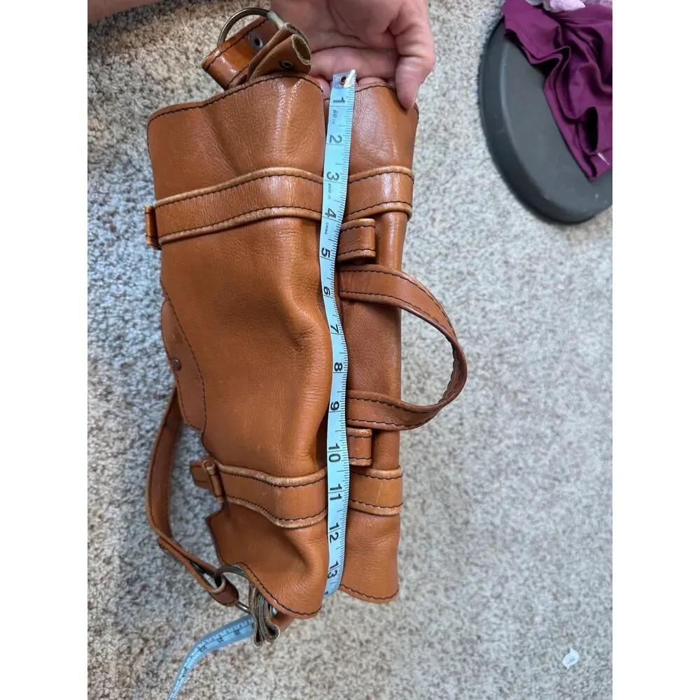 Genuine Leather Vintage Brown Slouchy Satchel, Soft & supple Leather crossbody